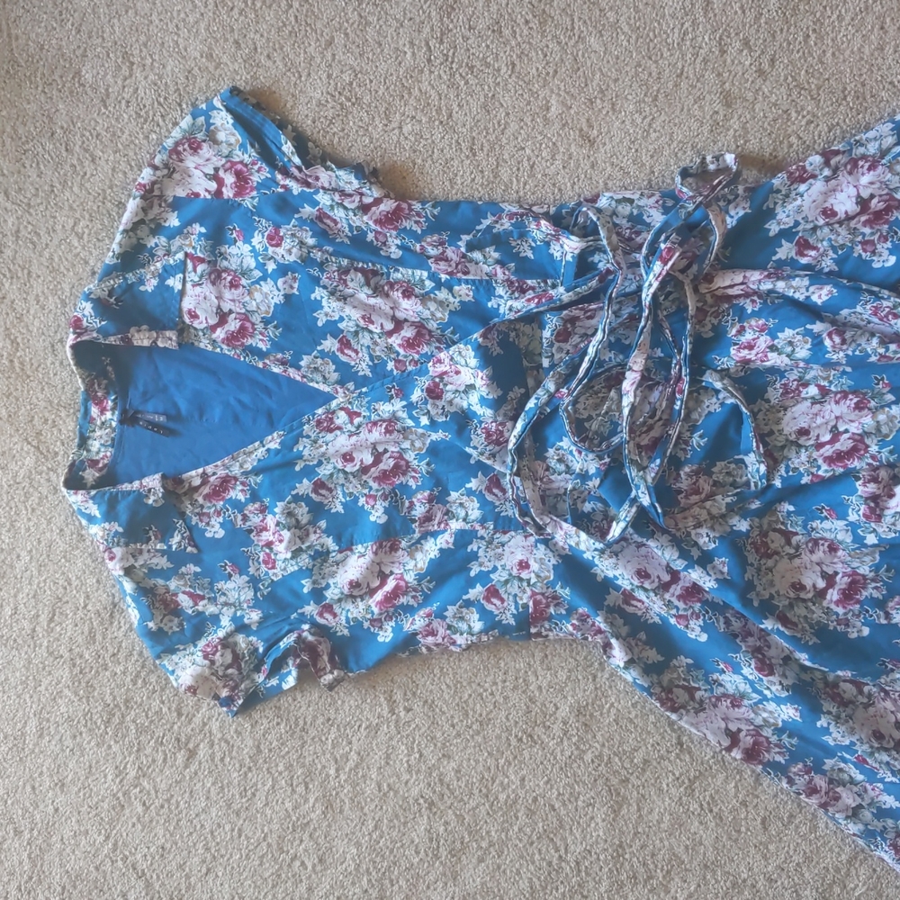 Lapis One Piece Wrap Dress